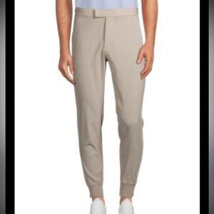 Greyson Serrano Tan Stretch Wool Lightweight Joggers Pants 40x31 Golf Athletic